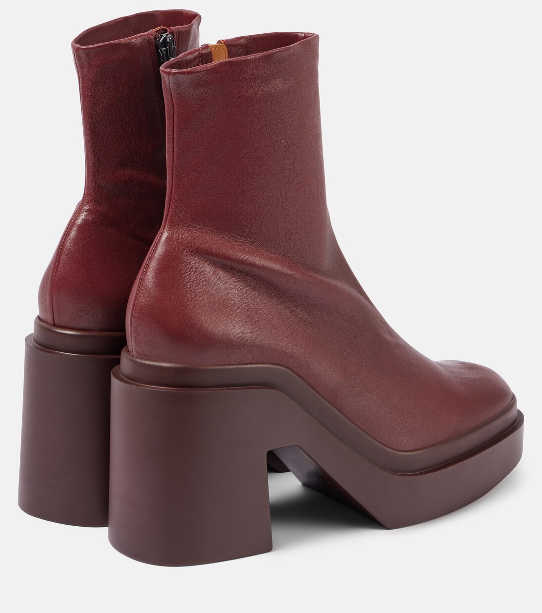 Nina leather platform ankle boots | Clergerie