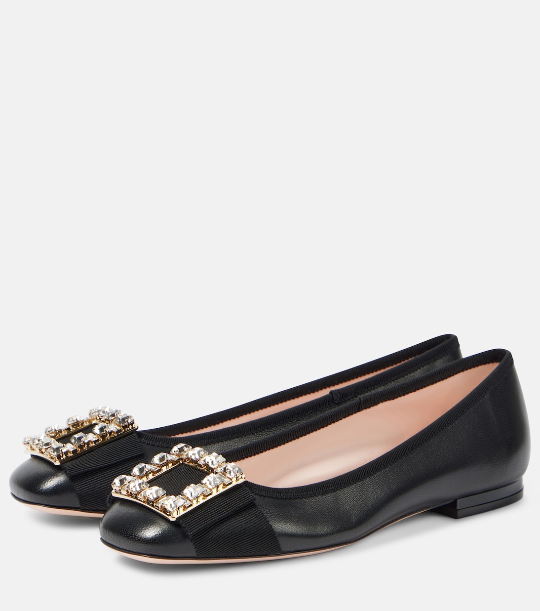 Verzierte Ballerinas Tres Vivier aus Leder | Roger Vivier