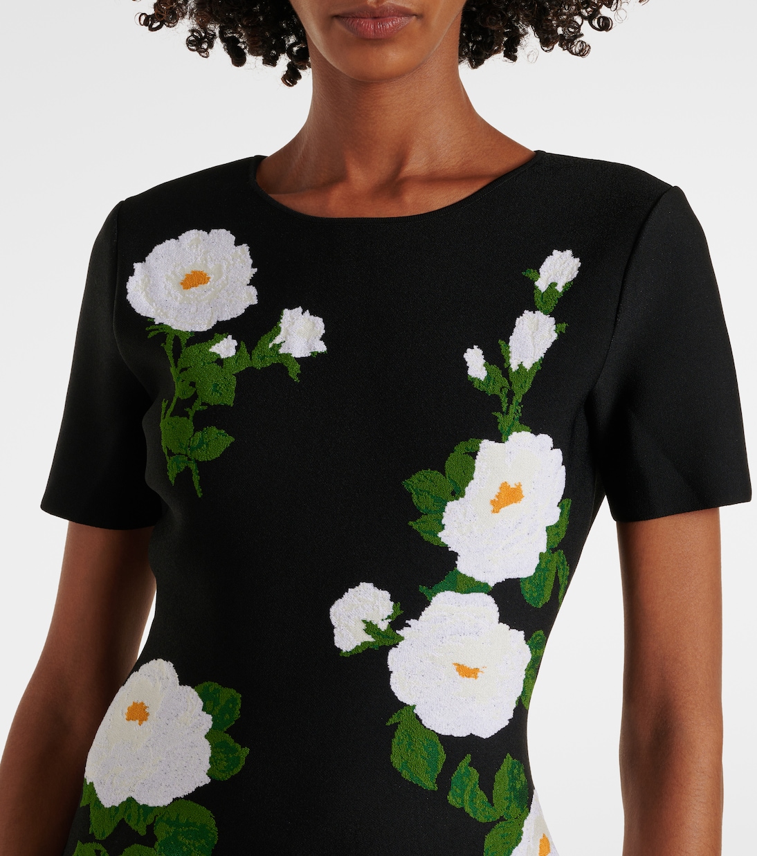 Abito midi in jacquard | Carolina Herrera
