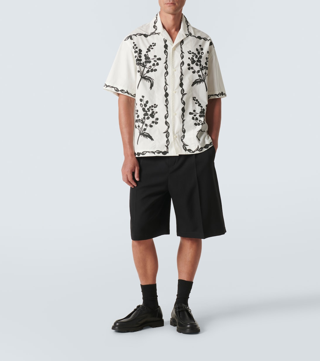 Camicia Jean in cotone con stampa | Jacquemus