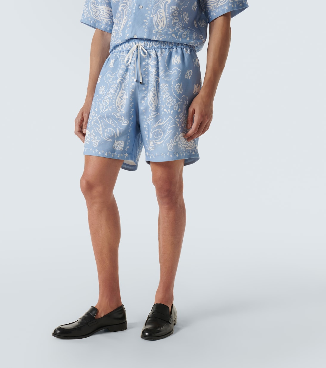 Shorts Bandana de mezcla de algodón | Amiri