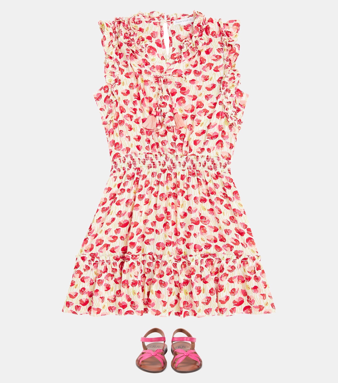 Bedrucktes Kleid Triny | Poupette St Barth Kids