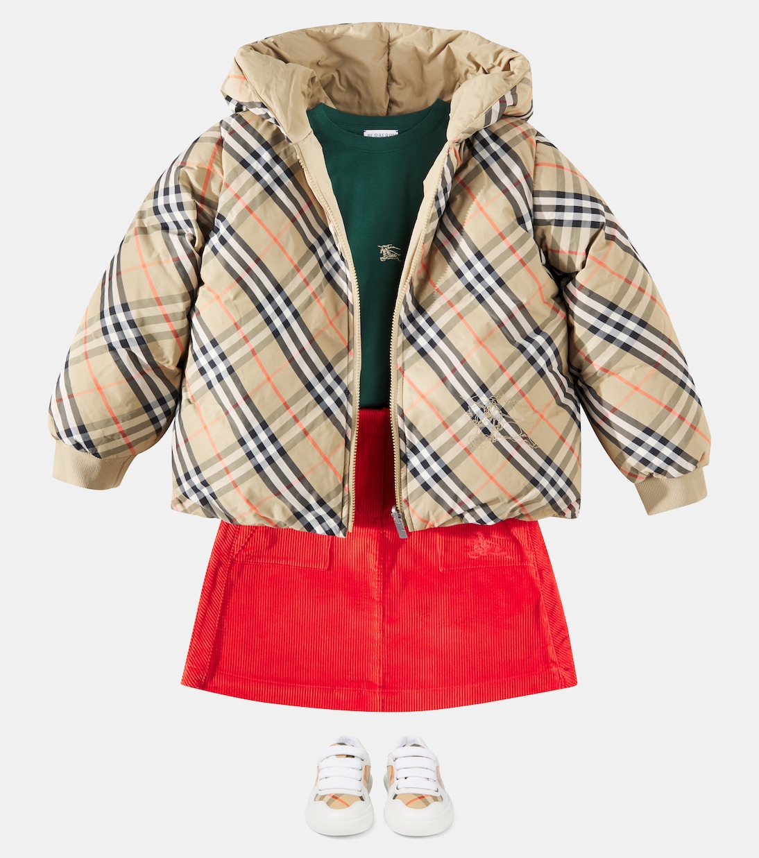 Burberry Check reversible down jacket | Burberry Kids