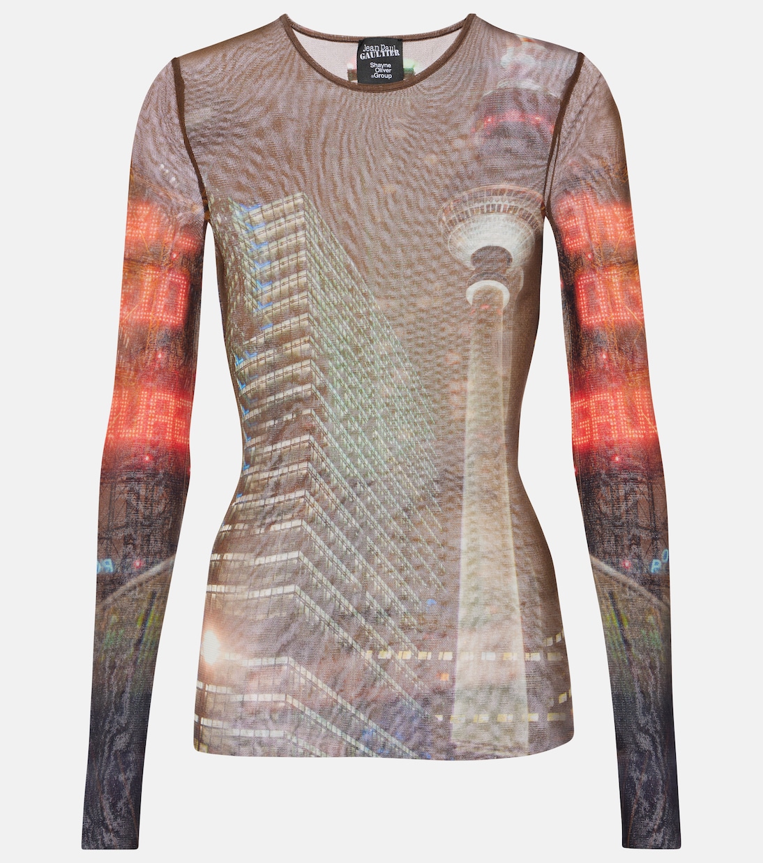 x Shayne – Top Oliver City en tulle | Jean Paul Gaultier