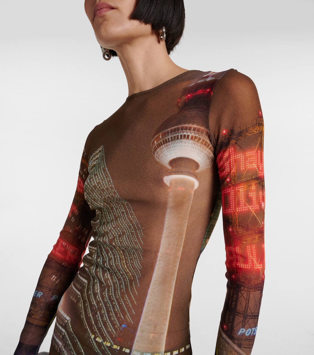 x Shayne – Top Oliver City en tulle | Jean Paul Gaultier