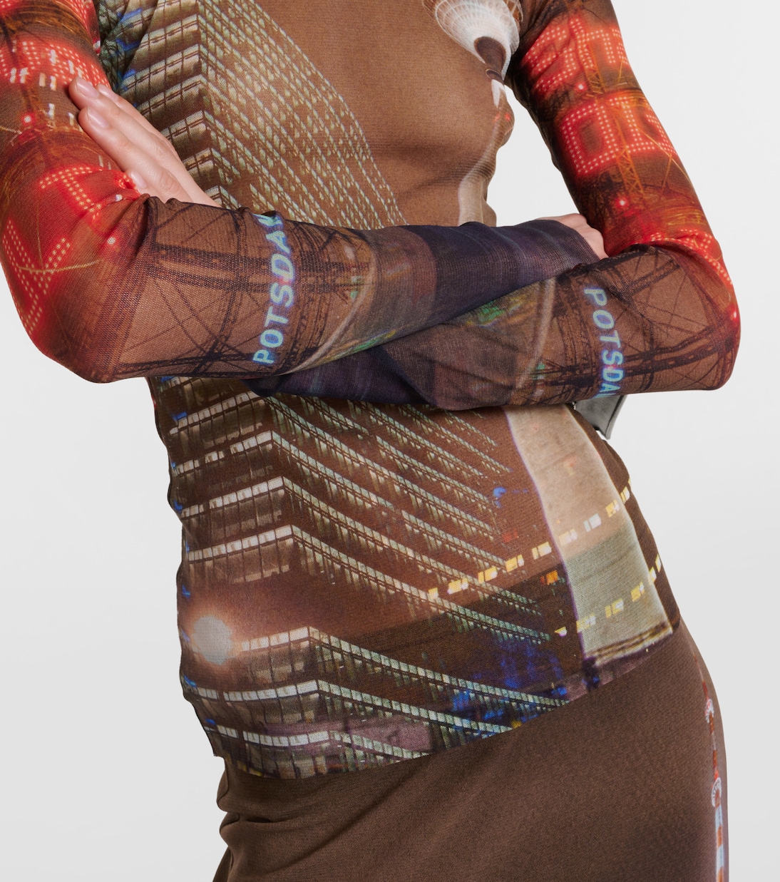 x Shayne – Top Oliver City en tulle | Jean Paul Gaultier