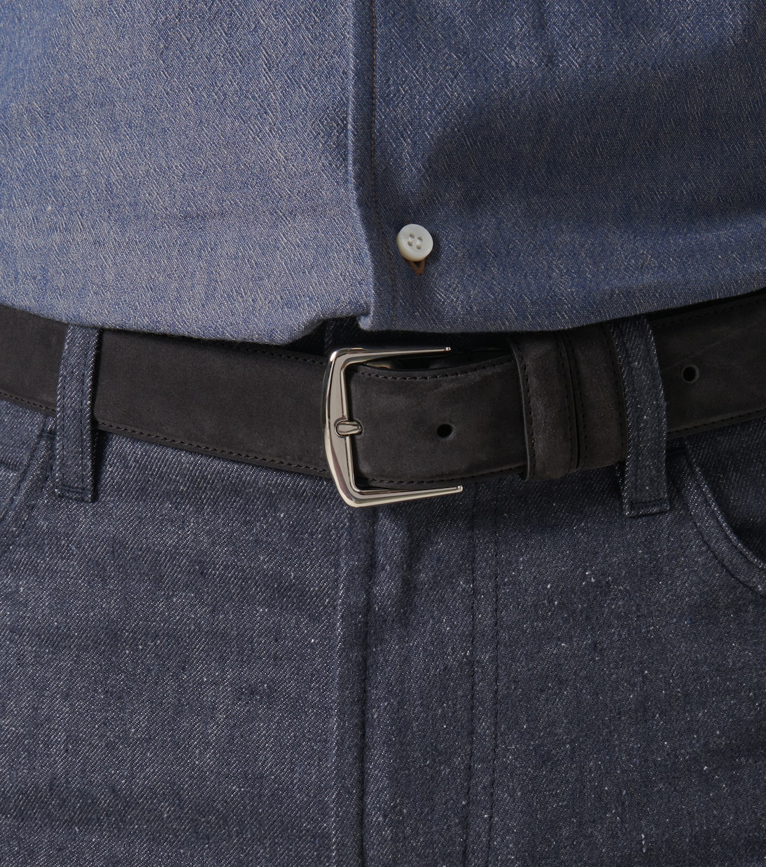 Gürtel aus Veloursleder | Loro Piana