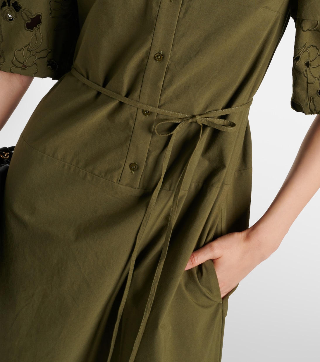 Gonna midi in misto cotone   | Erdem