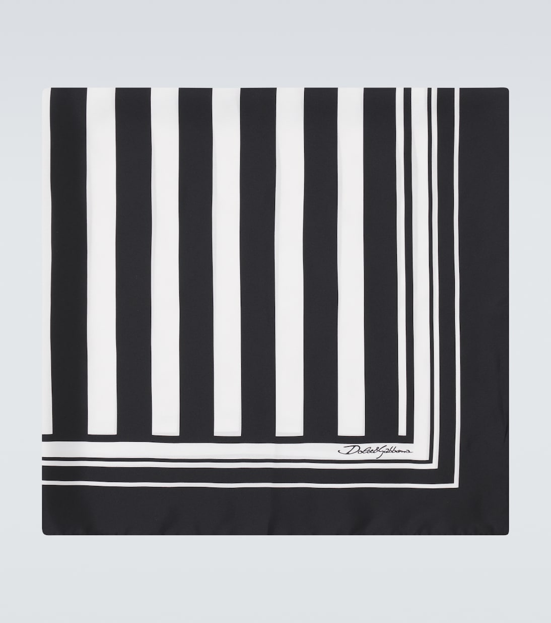 Foulard in seta a righe | Dolce&Gabbana