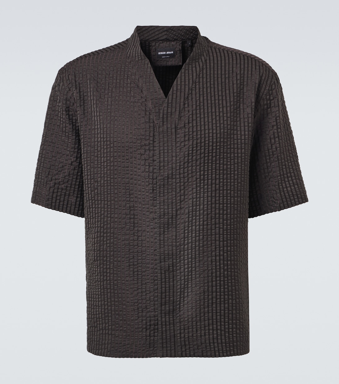 Camicia in misto cotone e seta | Giorgio Armani