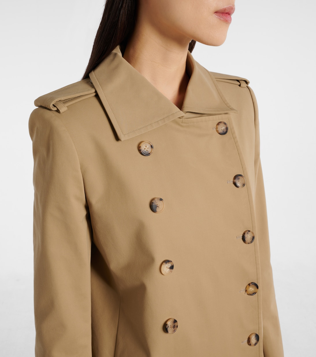 Mallory double-breasted trench coat | Khaite