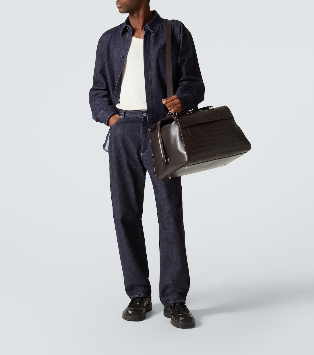 Borsa da viaggio in pelle  | Bottega Veneta