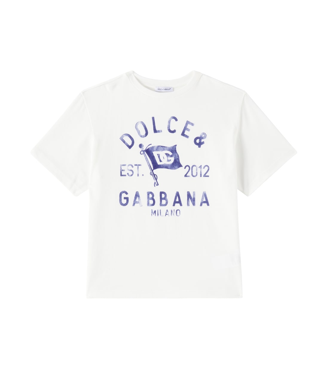 Camiseta DG de jersey de algodón | Dolce&Gabbana Kids