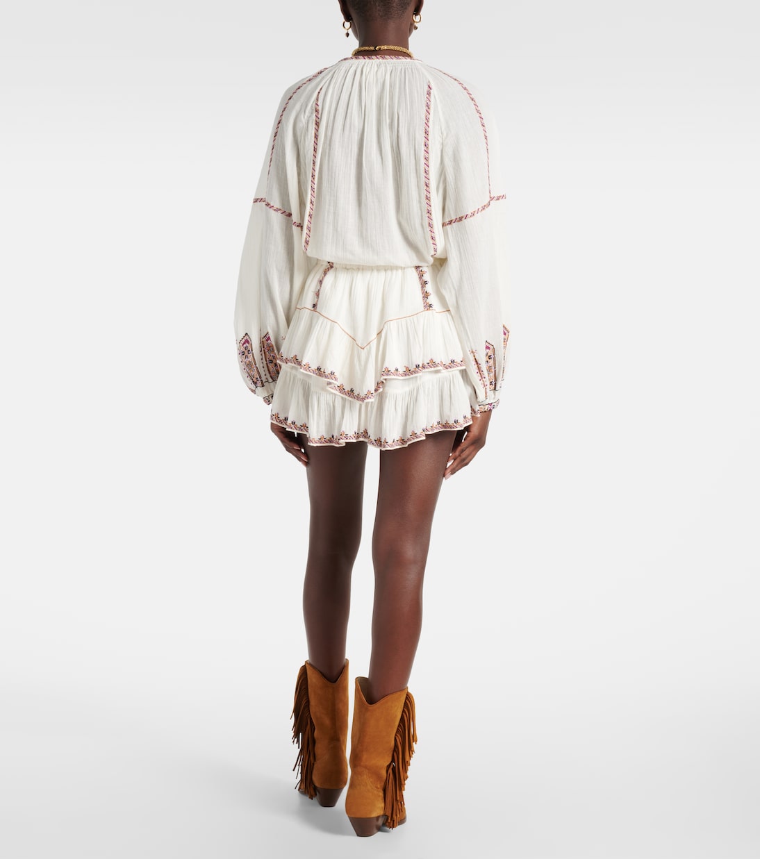 Shorts Jocadia in cotone con volant | Marant Etoile