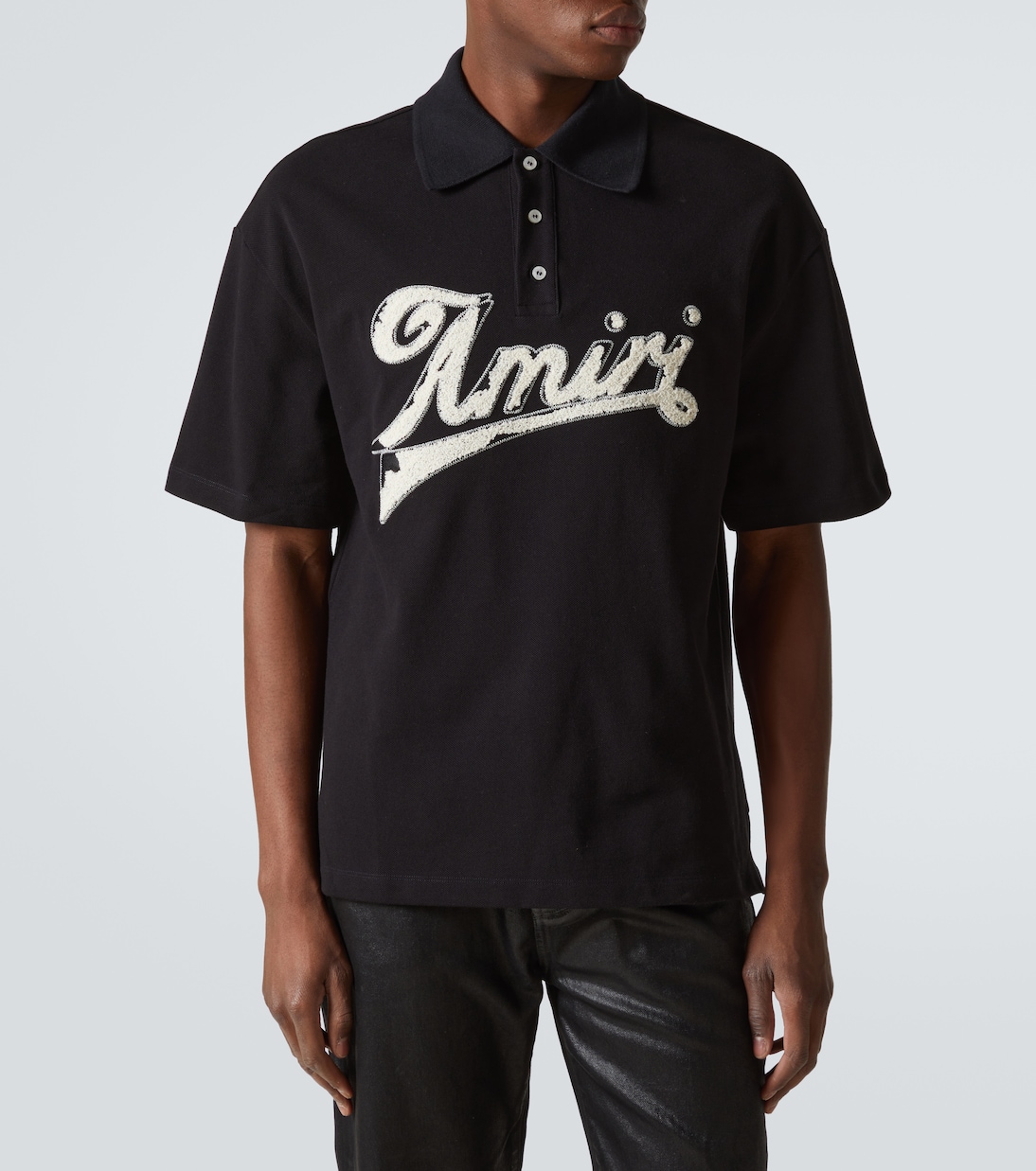 Polo en coton à logo | Amiri