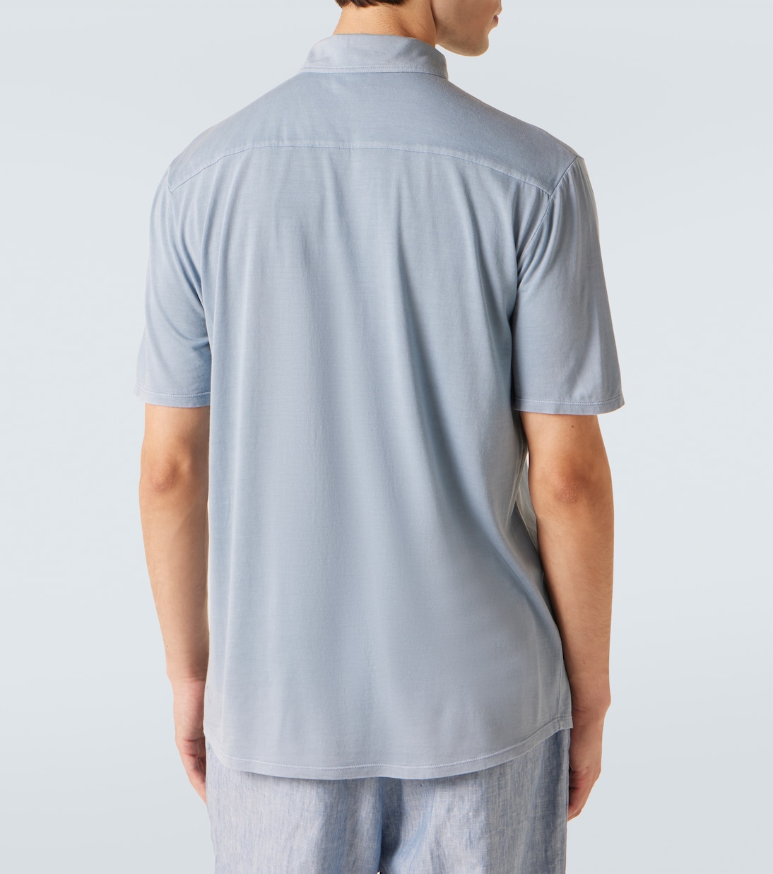 Polo en soie et coton | Giorgio Armani