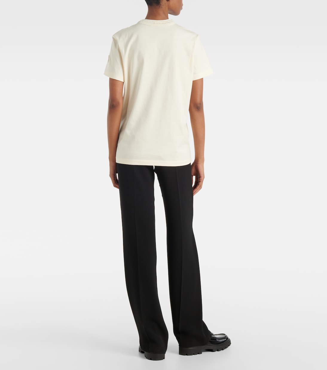 Camiseta de algodón con encaje  | Moncler