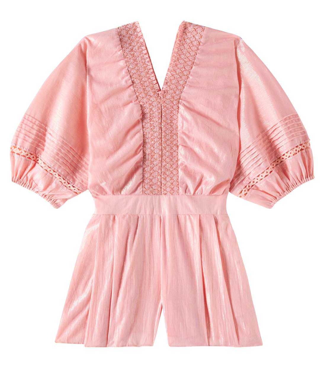 Jumpsuit corta Chantal in cotone | Poupette St Barth Kids