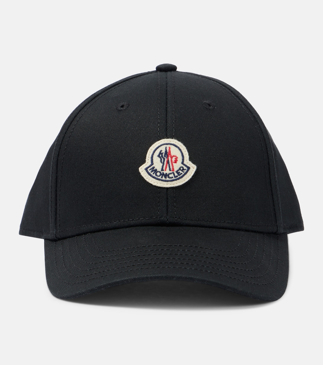 Cappellino MONCLER in cotone stile baseball per giovani trendsetter