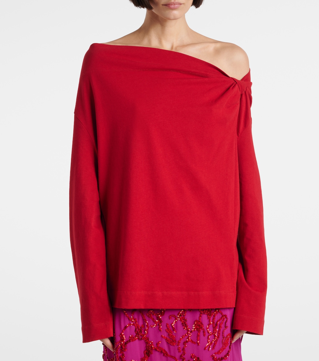 Top aus Baumwoll-Jersey | Dries Van Noten