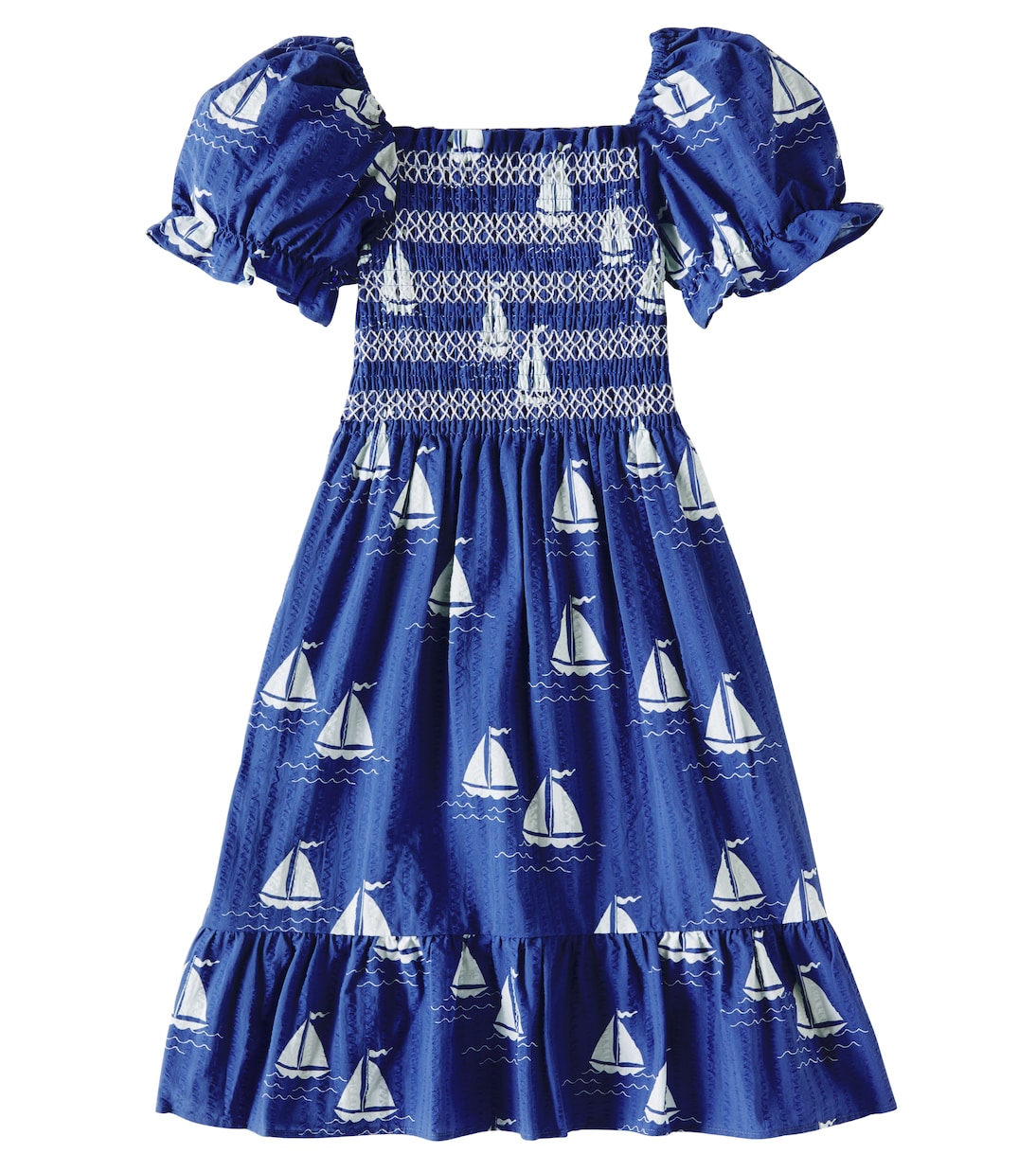Abito Sailing Boats in cotone | Mini Rodini
