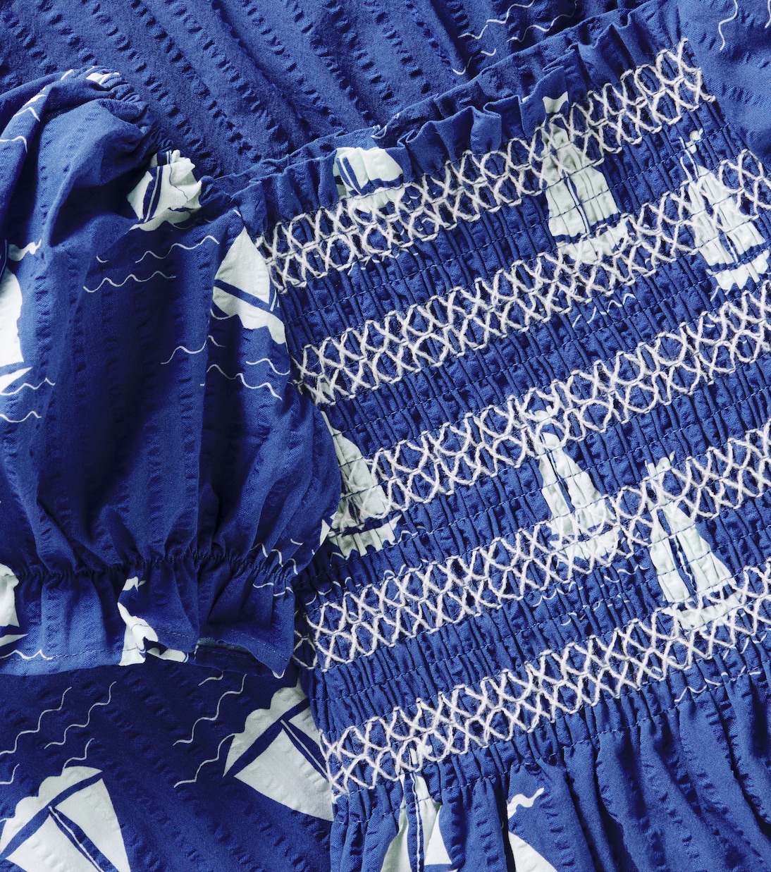 Abito Sailing Boats in cotone | Mini Rodini