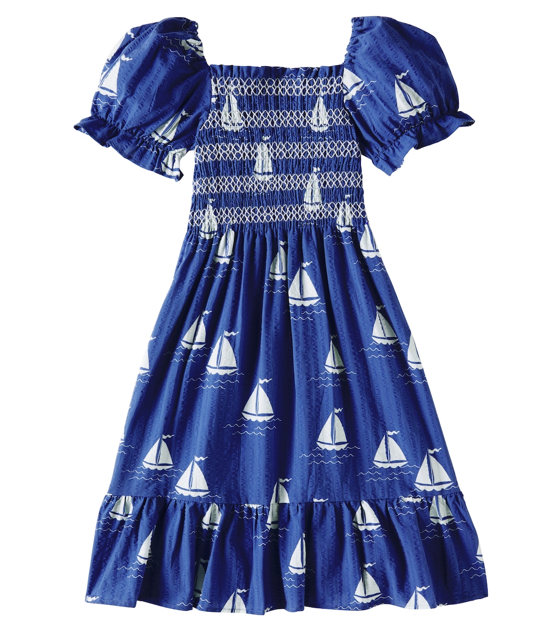 Abito Sailing Boats in cotone | Mini Rodini