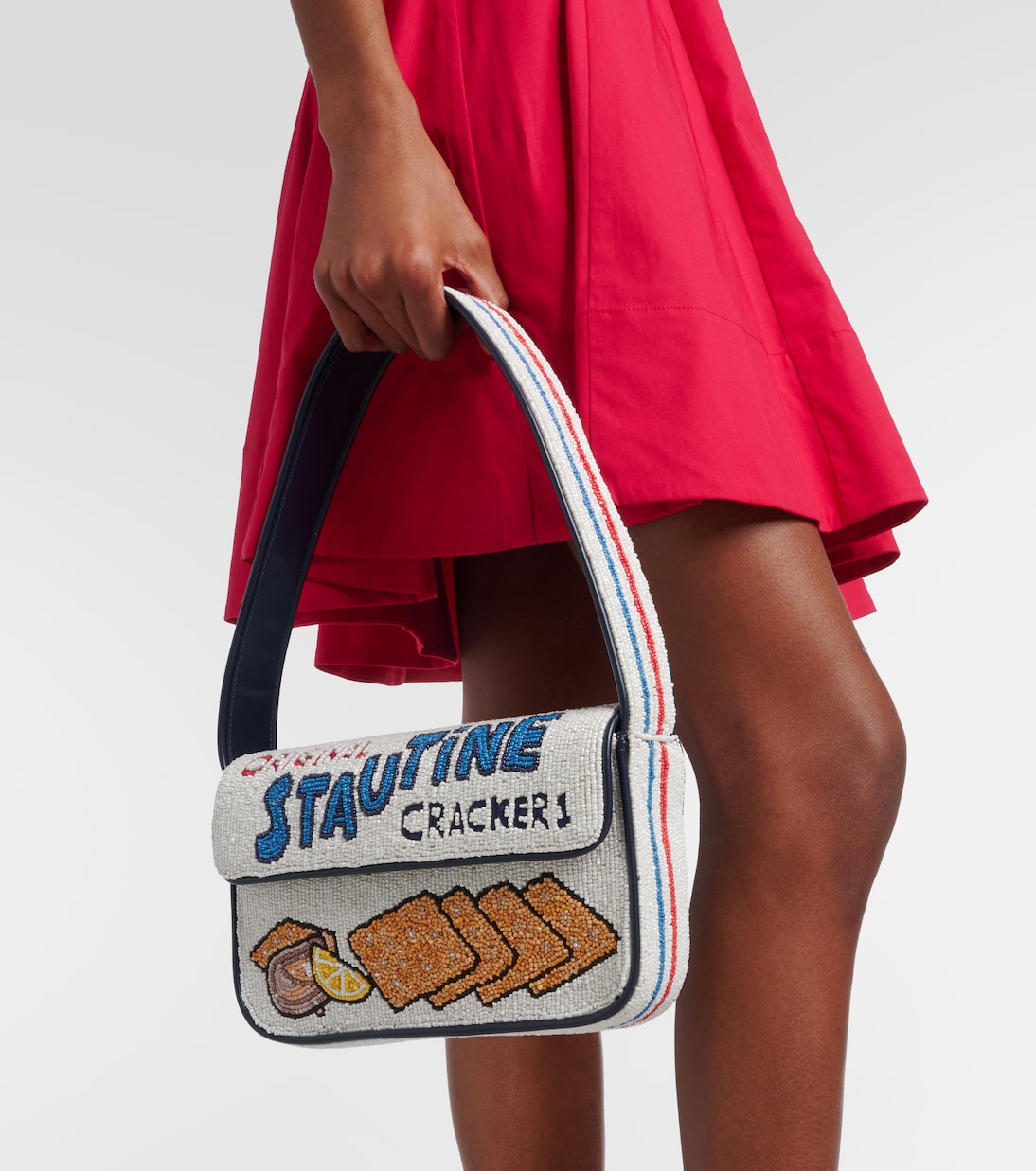 Borsa a spalla Tommy con perline | Staud