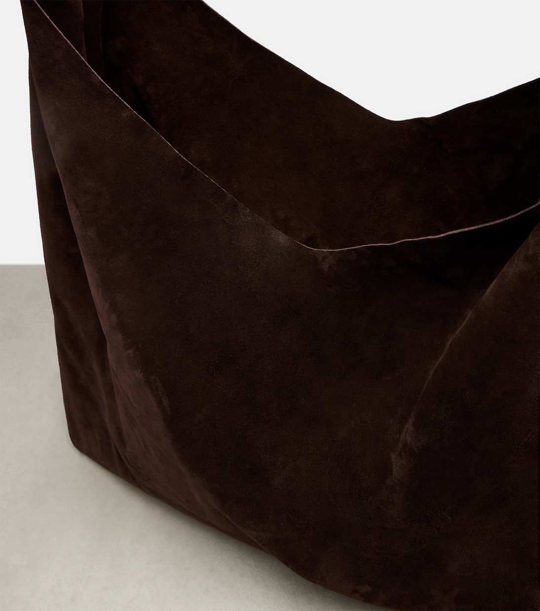 Tote Bindle Large aus Veloursleder | The Row