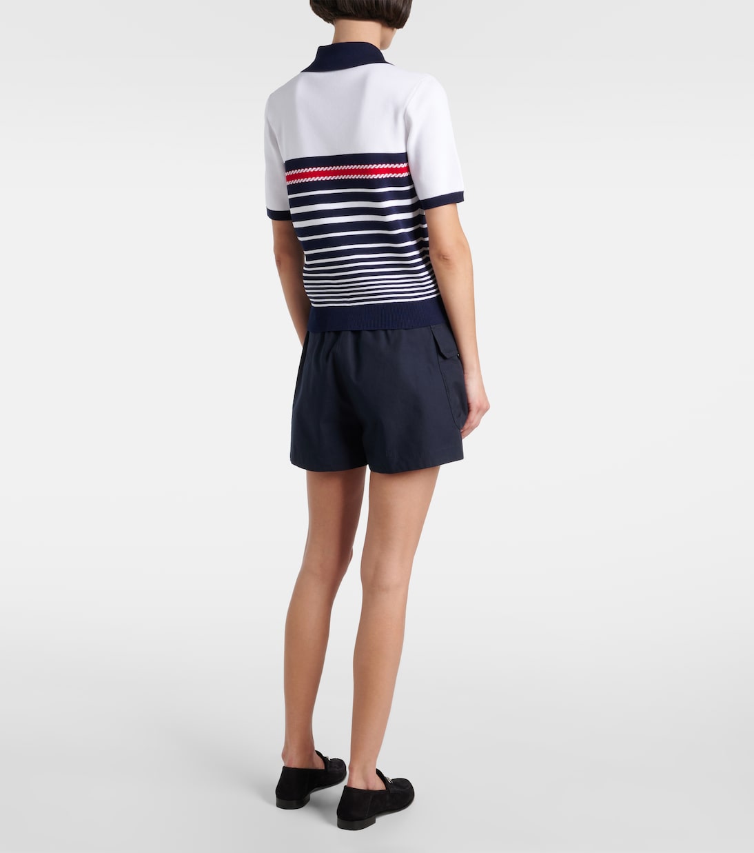 Polo de algodón en intarsia | Gucci