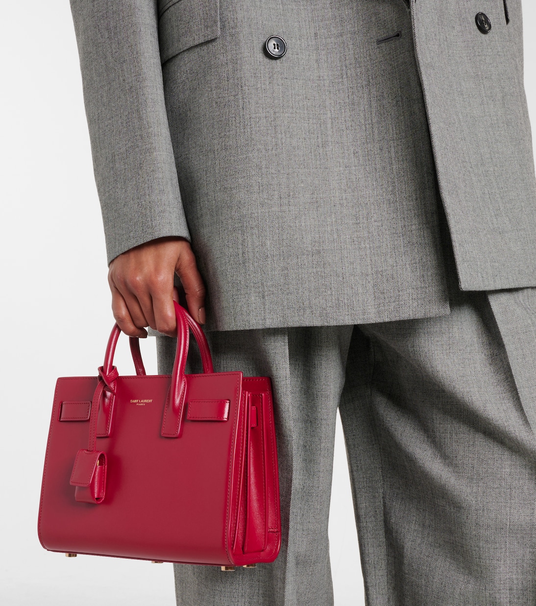 Tote Sac De Jour Nano aus Leder | Saint Laurent