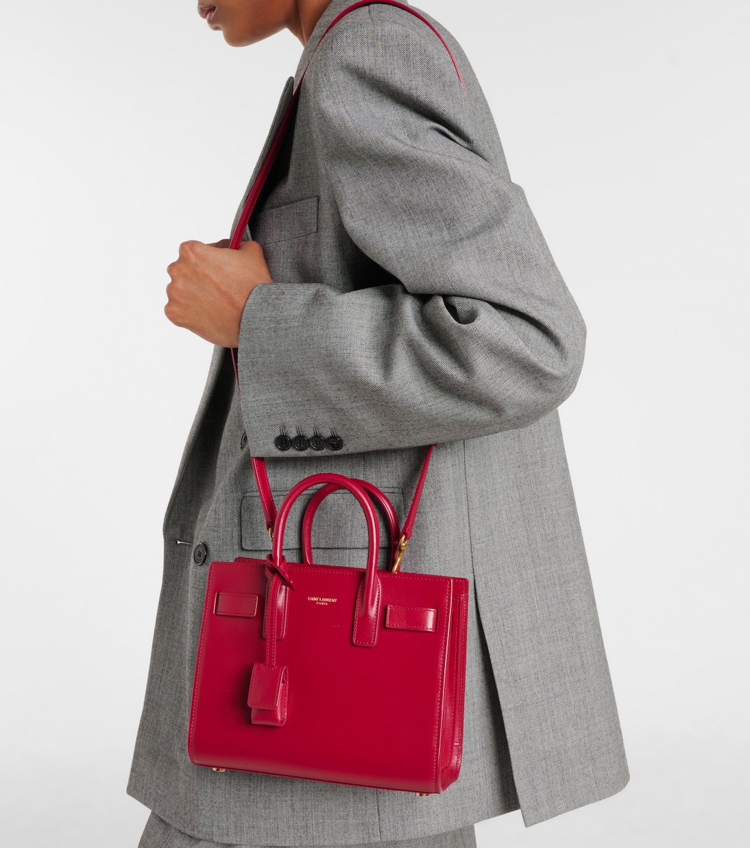 Tote Sac De Jour Nano aus Leder | Saint Laurent