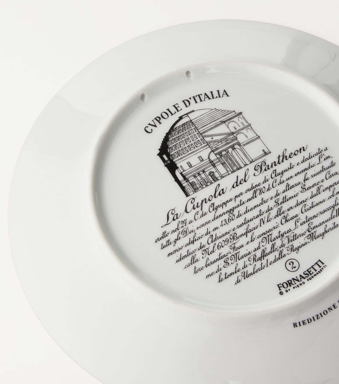Deko-Teller Cupola Pantheon (Roma) | Fornasetti