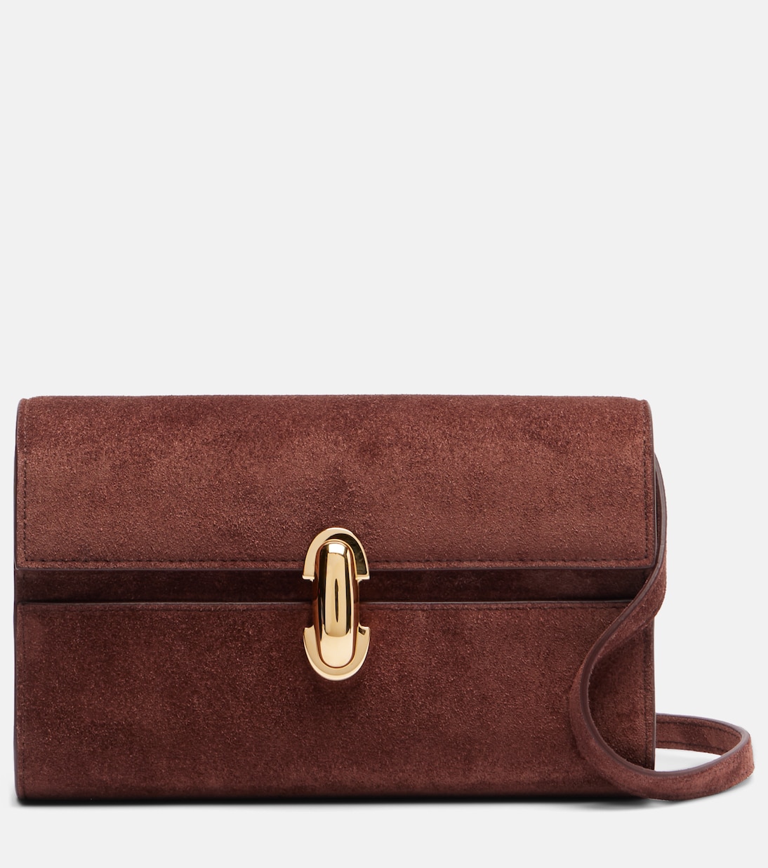 Symmetry Mini suede shoulder bag  | Savette