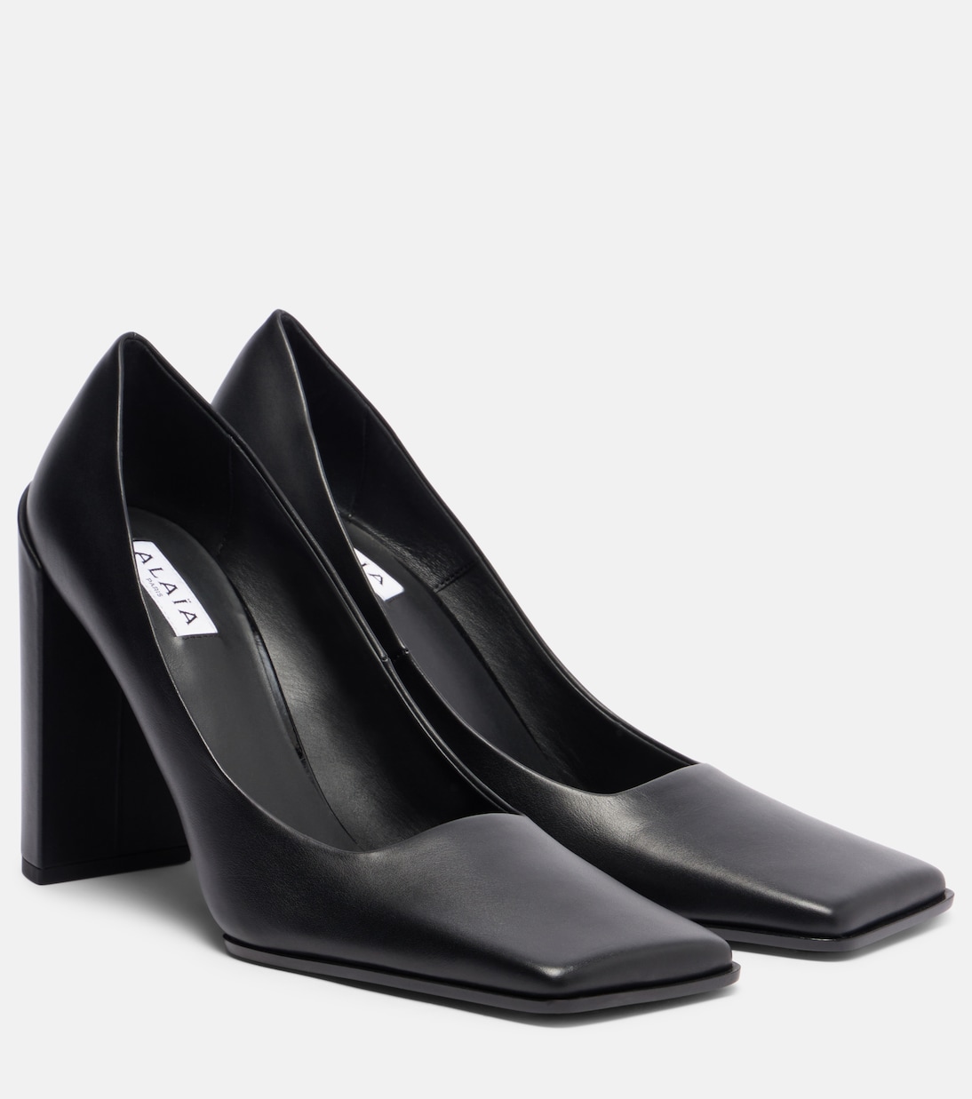 Square 90 leather pumps | Alaïa
