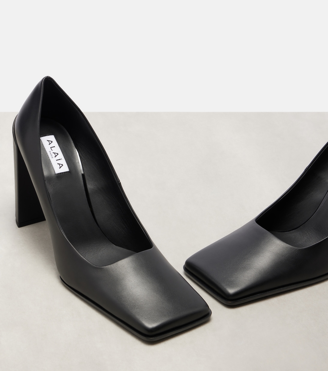 Square 90 leather pumps | Alaïa