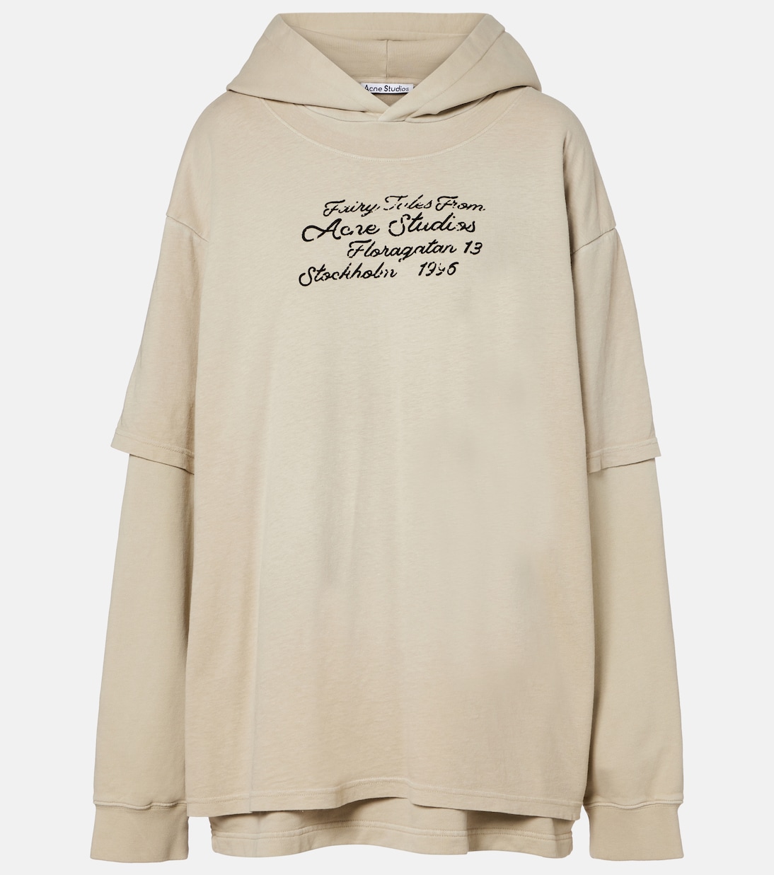 Felpa in cotone con cappuccio | Acne Studios