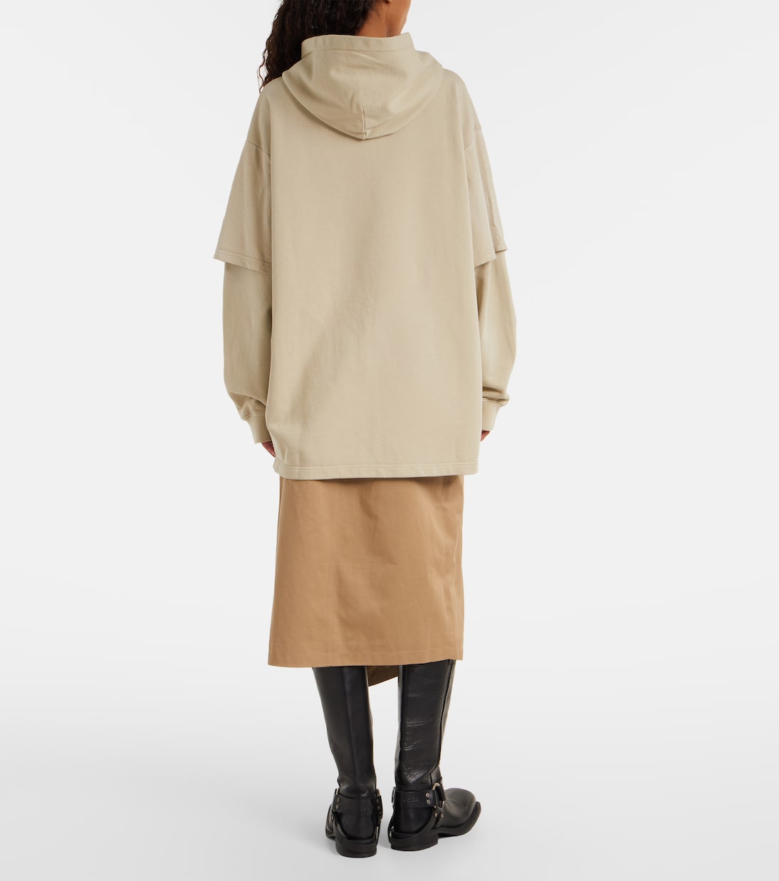 Felpa in cotone con cappuccio | Acne Studios