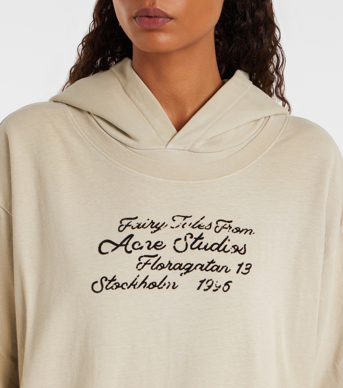 Felpa in cotone con cappuccio | Acne Studios