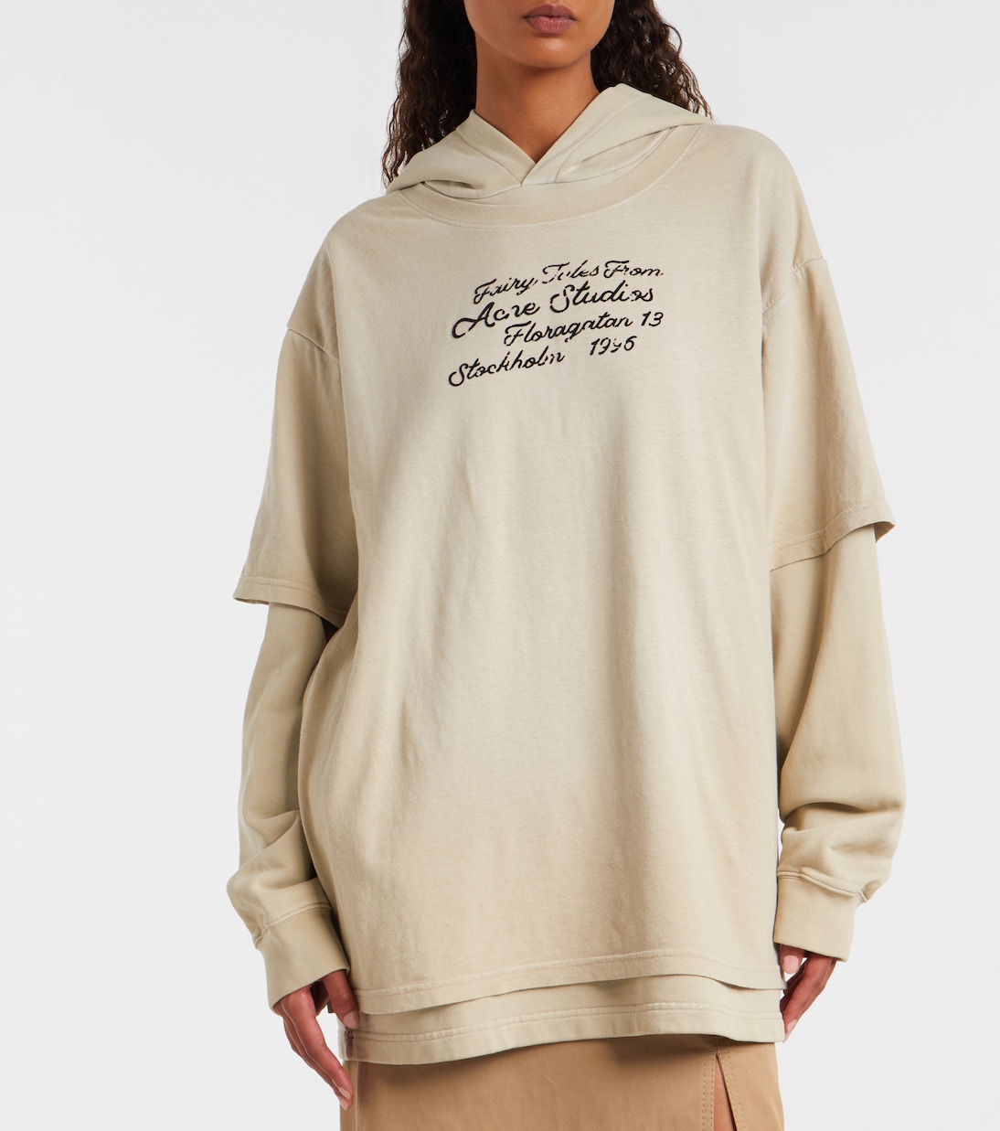 Felpa in cotone con cappuccio | Acne Studios