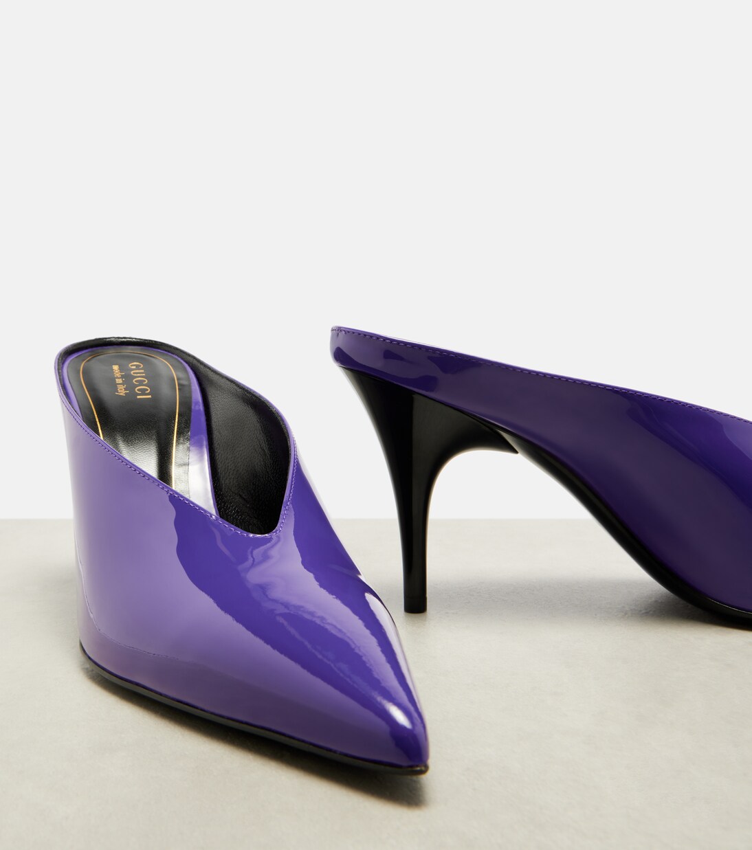 Mules de charol | Gucci