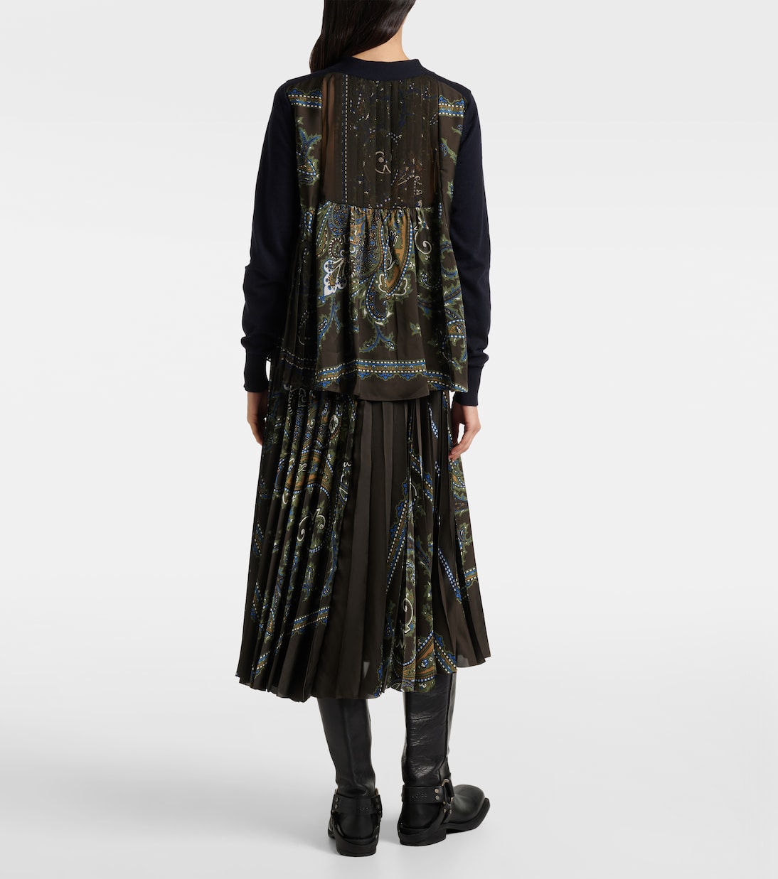 Paneled cardigan | Sacai