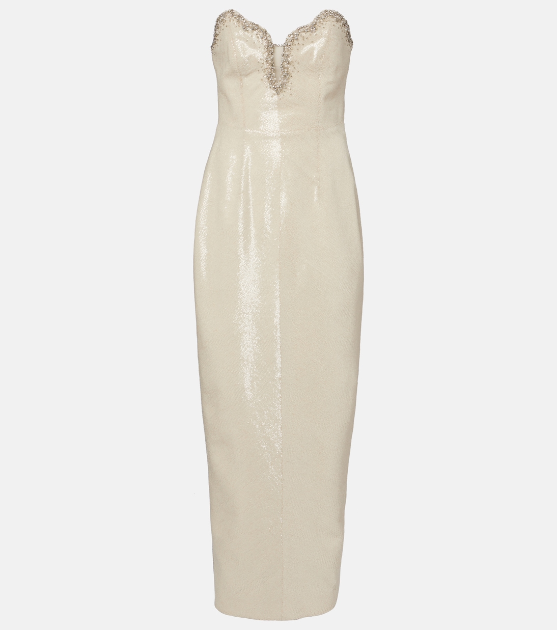 Selene embellished bustier gown | Clio Peppiatt