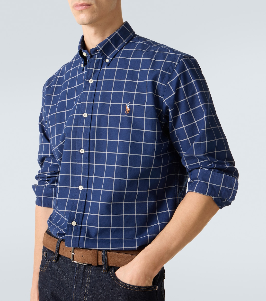 체크 코튼 포플린 셔츠 | Polo Ralph Lauren