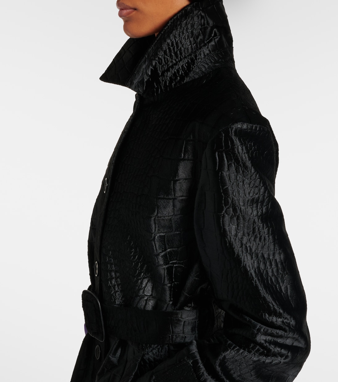 Mantel Auger aus Leder | Joseph