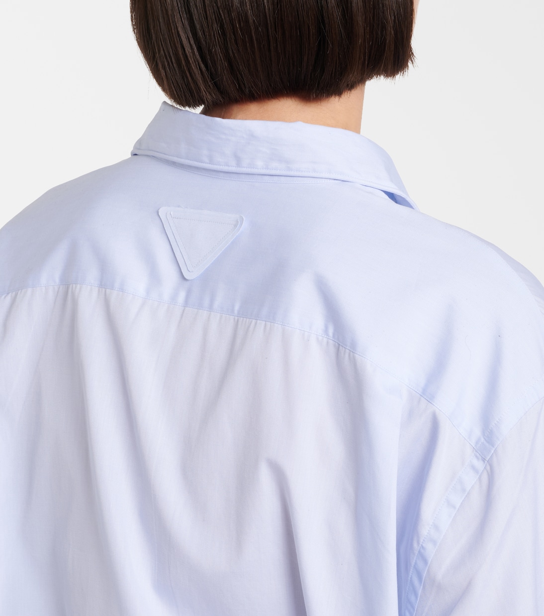 Gathered cotton shirt | Prada