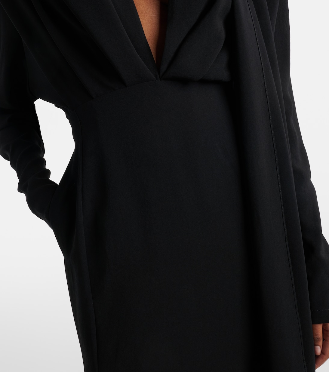 Midikleid aus Crêpe | Mugler