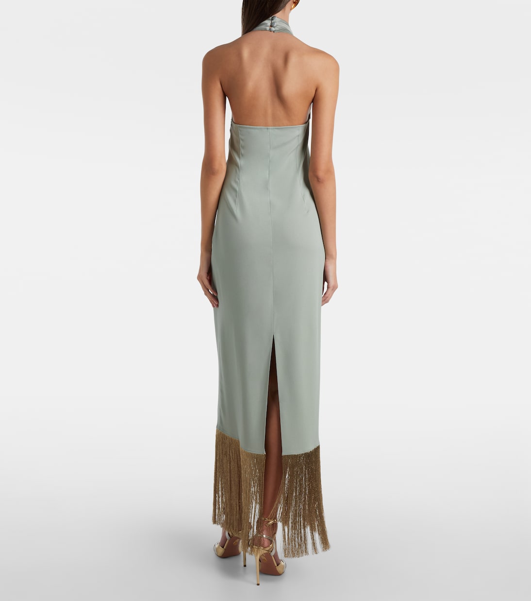 Maxikleid Berlin aus Crêpe-Cady | Taller Marmo