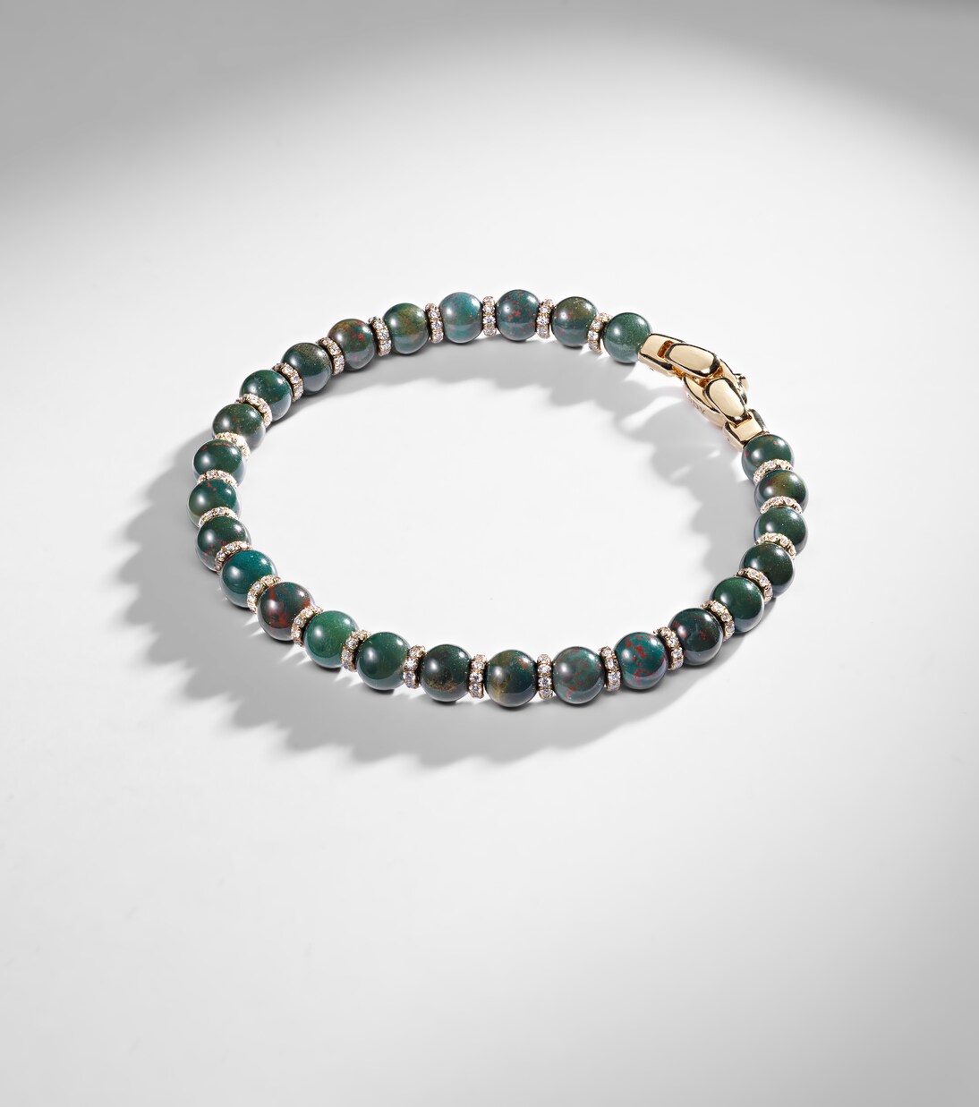 Armband Spiritual aus Hämatit mit 18kt Gelbgold und Diamanten | David Yurman