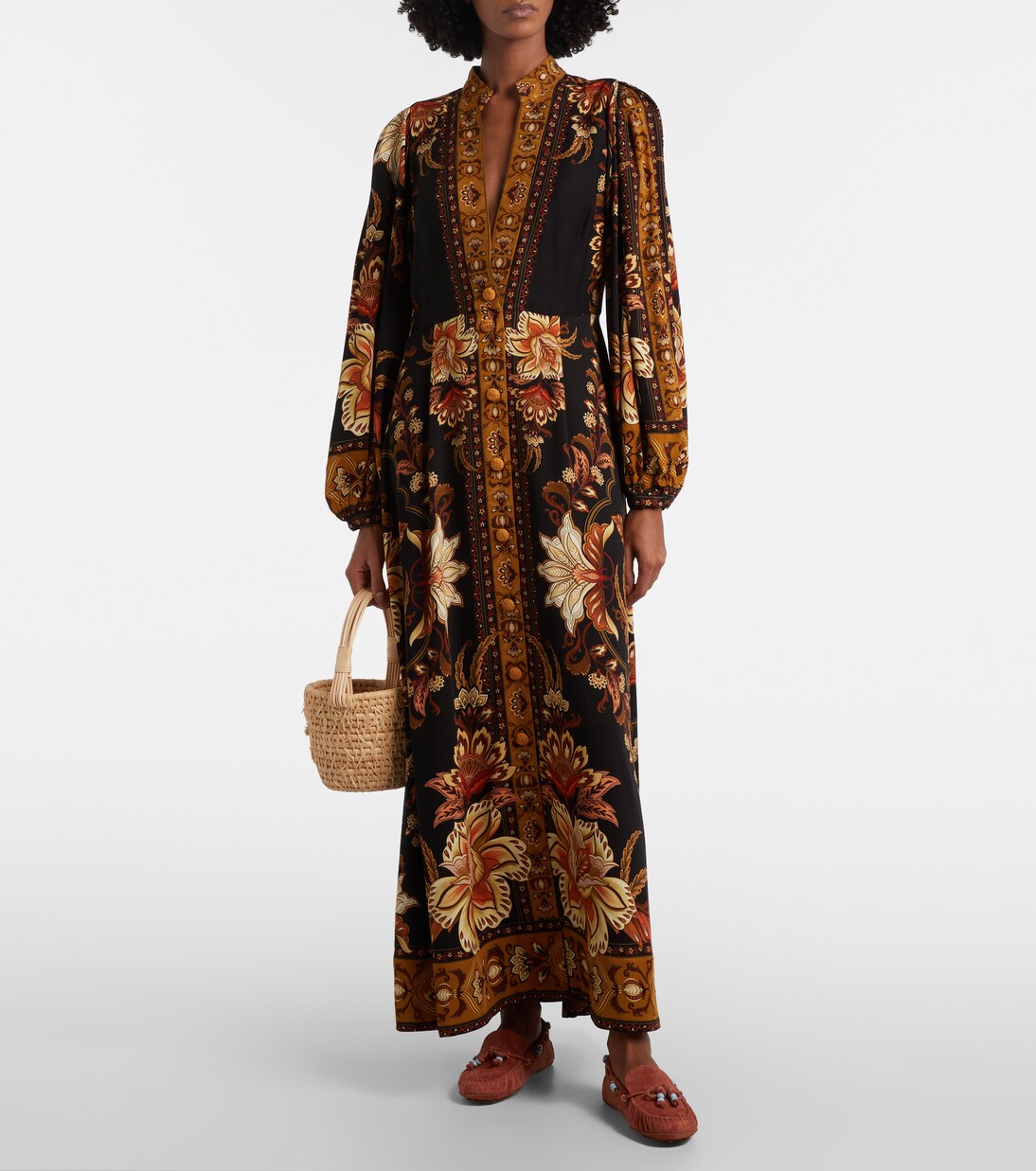 Verzierte Segelschuhe aus Veloursleder | Farm Rio